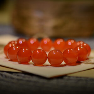 Baoshan Ice Type| Southern Red Agate| High Fluorescence| Bracelet| Premium Quality