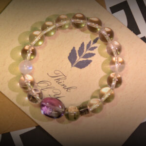 Clear Quartz| Moonstone| Amethyst| Green Phantom| Bracelet