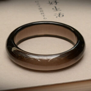 Natural premium icy obsidian |bracelet