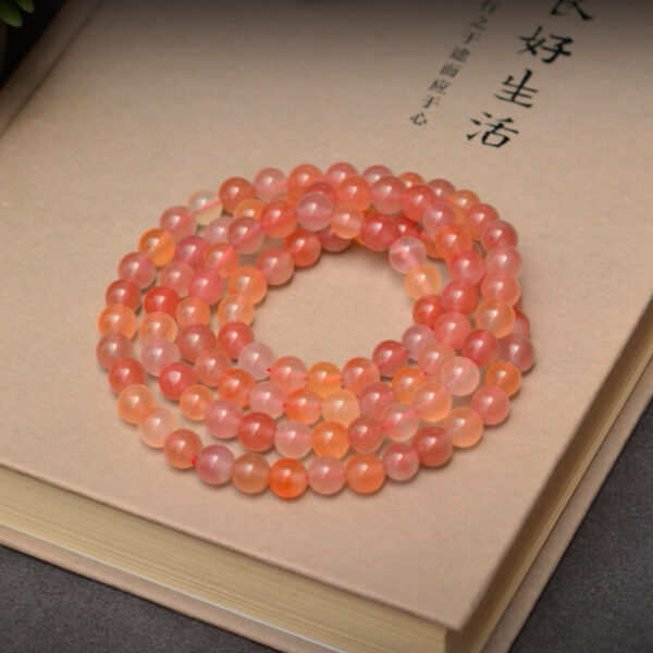 CASVIA Premium Natural Baoshan Agate Multi-Layer Bracelet with Fluorescent Candy Colors - The Perfect Gift Choice