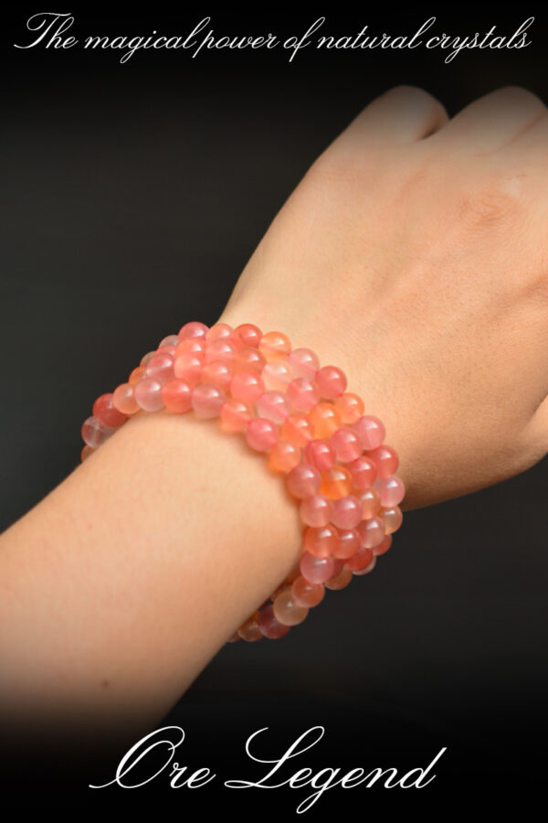 CASVIA Premium Natural Baoshan Agate Multi-Layer Bracelet with Fluorescent Candy Colors - The Perfect Gift Choice - 图片 2