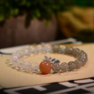 Premium Natural Moonstone, Labradorite, and Sunstone Bracelet