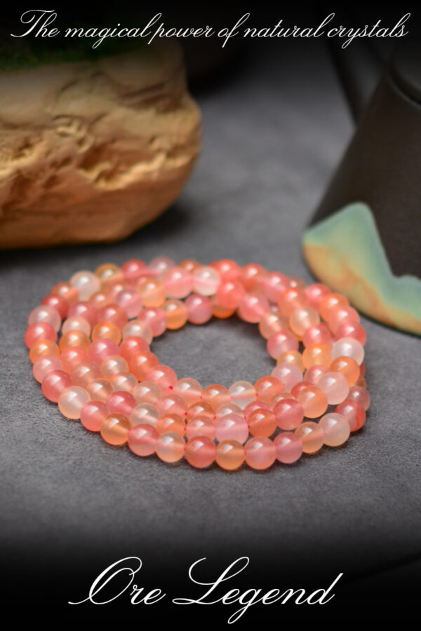 CASVIA Premium Natural Baoshan Agate Multi-Layer Bracelet with Fluorescent Candy Colors - The Perfect Gift Choice - 图片 4