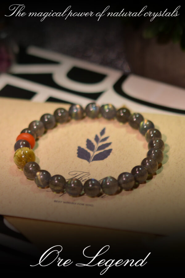 CASVIA Natural Gray Moonstone Bracelet - 图片 8